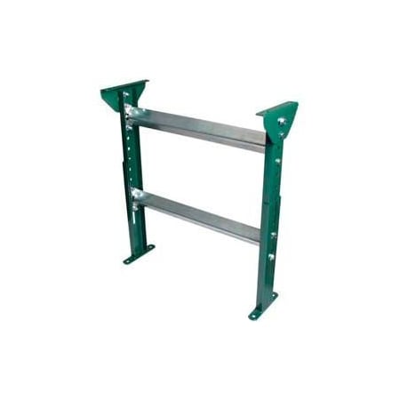 Ashland Conveyor H-Stand Support for Ashland 24" OAW Skatewheel & 22" BF Roller Conveyor - 31" to 43"H 34531